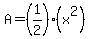 A+=+%281%2F2%29%28x%5E2%29