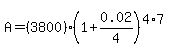 A+=+%283800%29%2A%281+%2B+0.02%2F4%29%5E%284%2A7%29