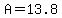 A+=+13.8