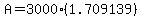 A = 3000(1.709139)