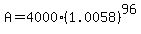 A+=+4000+%281.+0058%29%5E96
