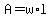A = w*l