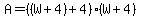 A+=+%28%28W%2B4%29%2B4%29%28W%2B4%29