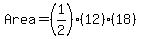 Area+=+%281%2F2%29%2812%29%2818%29