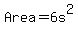 Area+=+6s%5E2