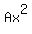 Ax^2