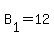 B[1]=12
