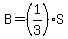 B+=+%281%2F3%29%2AS