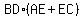 BD*(AE+EC)