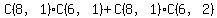 C%288%2C1%29C%286%2C1%29+%2B+C%288%2C1%29C%286%2C2%29