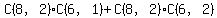 C%288%2C2%29C%286%2C1%29+%2B+C%288%2C2%29C%286%2C2%29