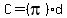 C=%28pi%29d