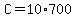 C=10%2A700