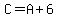C=A+6