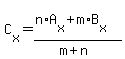 C%5Bx%5D+=+%28n%2AA%5Bx%5D+%2B+m%2AB%5Bx%5D%29%2F%28m%2Bn%29