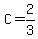 C+=+2%2F3