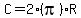 C+=+2+%28pi%29+R