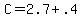 C+=+2.7+%2B+.4