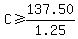 C+%3E=+137.50%2F1.25