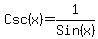 Csc%28x%29+=+1%2FSin%28x%29