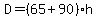 D+=+%2865%2B90%29%2Ah