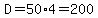 D+=+50%2A4+=+200