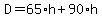D+=+65%2Ah+%2B+90+%2A+h