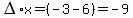 DELTA%2Ax=%28-3-6%29=-9