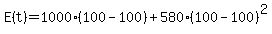 E%28t%29+=+1000%28100-100%29+%2B+580%28100-100%29%5E2
