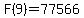 F%289%29=77566