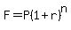 F=P%281%2Br%29%5En