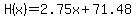 H%28x%29=2.75x%2B71.48
