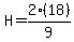 H+=+2%2818%29%2F9