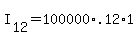 I[12]=100000*.12*1