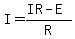 I+=+%28IR-E%29%2FR