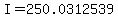 I=250.0312539