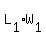 L[1]*W[1]