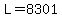 L+=+8301