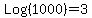 Log%281000%29+=+3