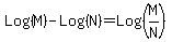 Log%28M%29-Log%28N%29+=+Log%28M%2FN%29