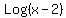 Log%28x-2%29