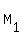 M[1]