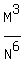 M^3/N^6