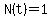 N%28t%29=1