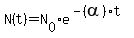 N%28t%29+=+N%5B0%5De%5E%28-%28alpha%29t%29