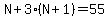 N%2B3%28N%2B1%29=55