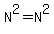 N^2=N^2