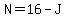 N=16-J