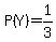 P%28Y%29=1%2F3