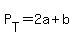P%5BT%5D=2a%2Bb